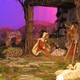 Il presepio di Castelmonte opera di fr. Mario e fr. Emanuele